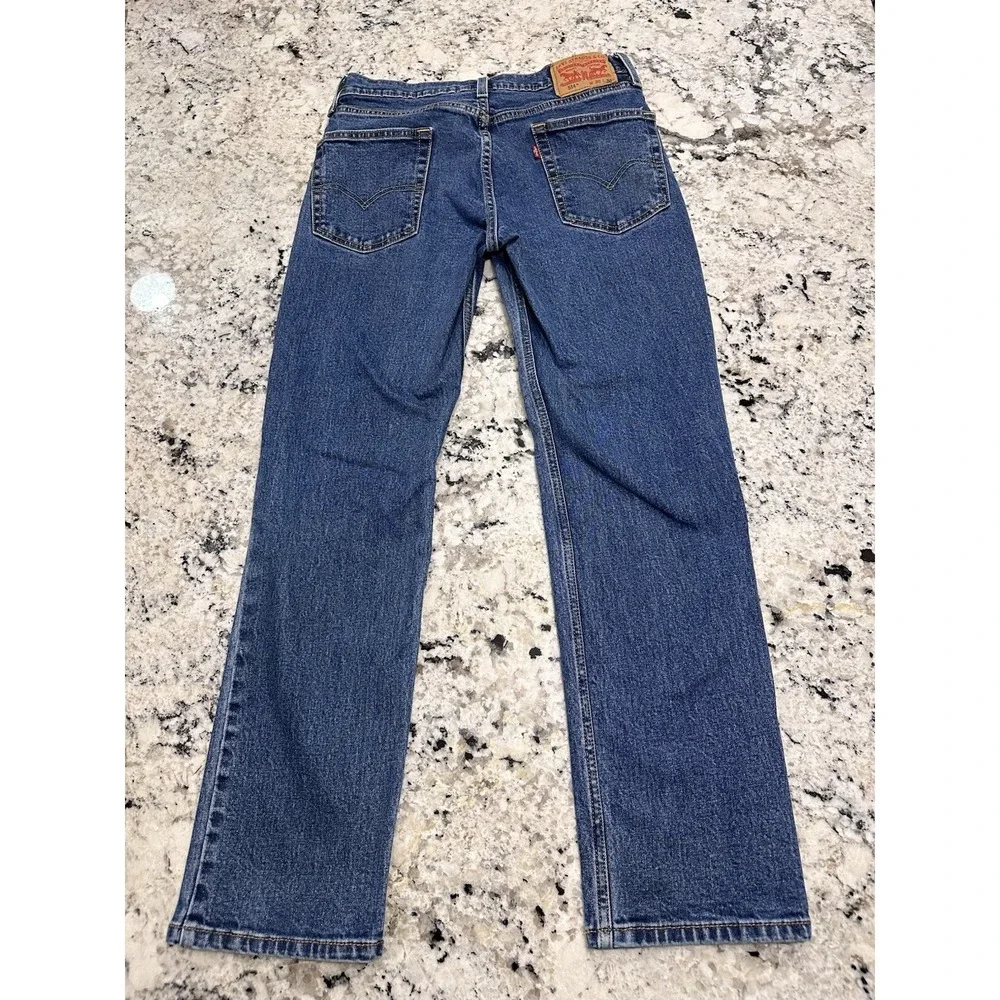 Levi's 514 jeans men's 30x30 (29x29.5) regular fit straight blue denim Jeans
